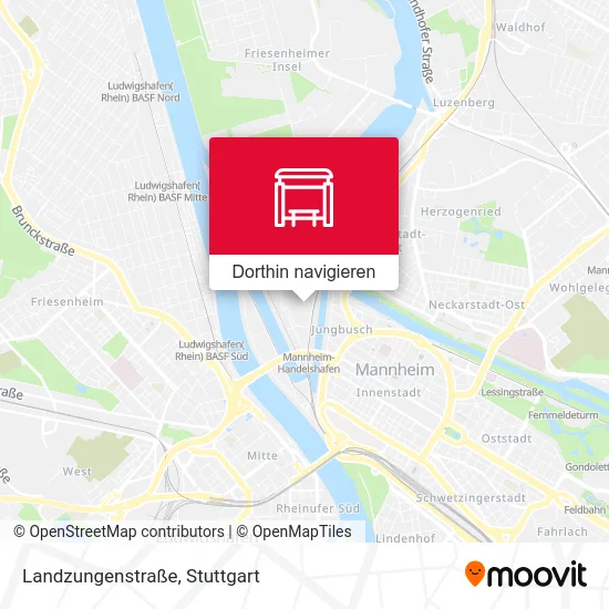 Landzungenstraße Karte