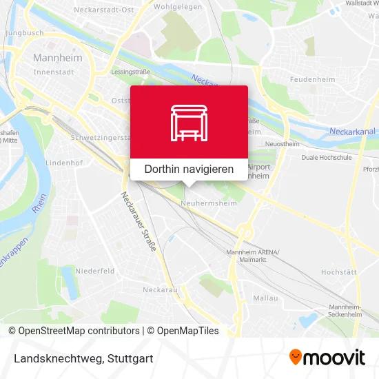 Landsknechtweg Karte