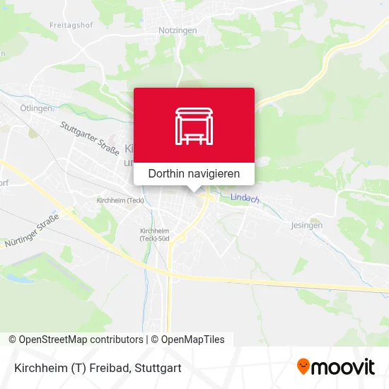 Kirchheim (T) Freibad Karte