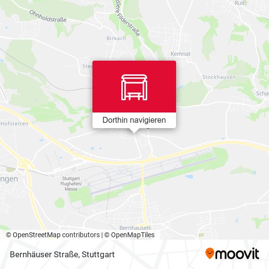 Bernhäuser Straße Karte