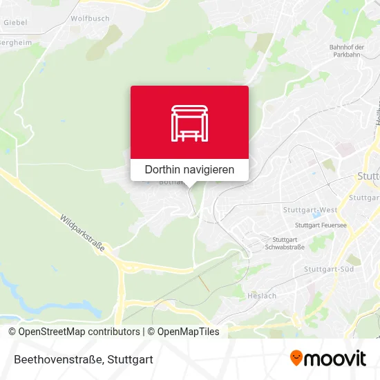 Beethovenstraße Karte