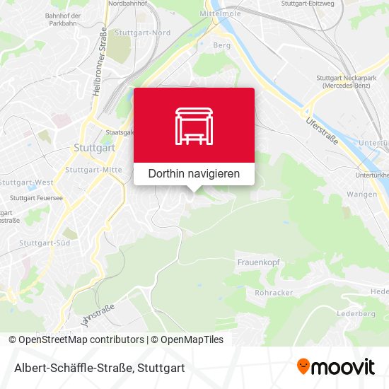 Albert-Schäffle-Straße Karte
