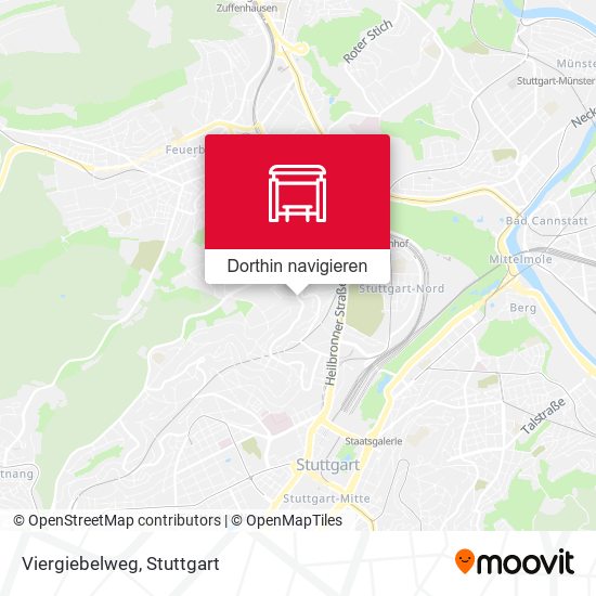 Viergiebelweg Karte