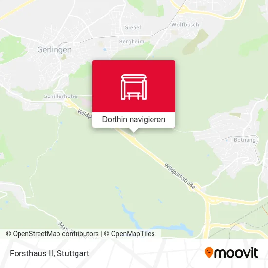 Forsthaus II Karte