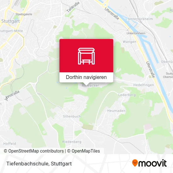 Tiefenbachschule Karte