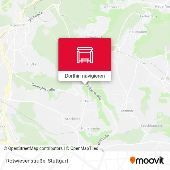 Rotwiesenstraße Karte