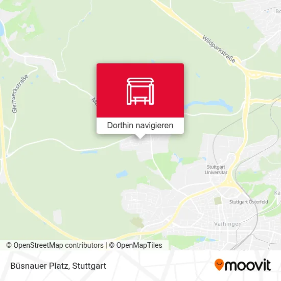Büsnauer Platz Karte