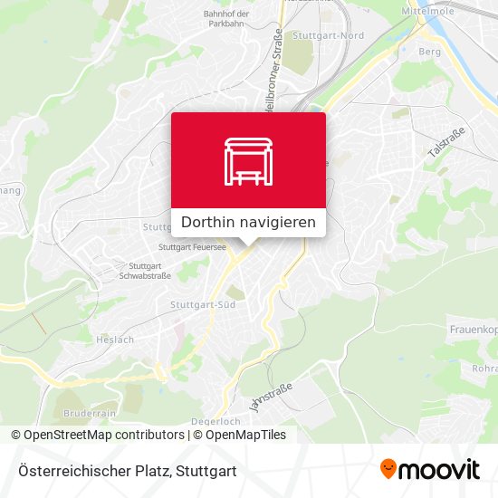 Österreichischer Platz Karte