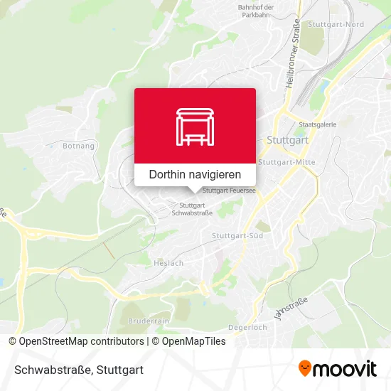 Schwabstraße Karte