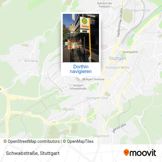 Schwabstraße Karte