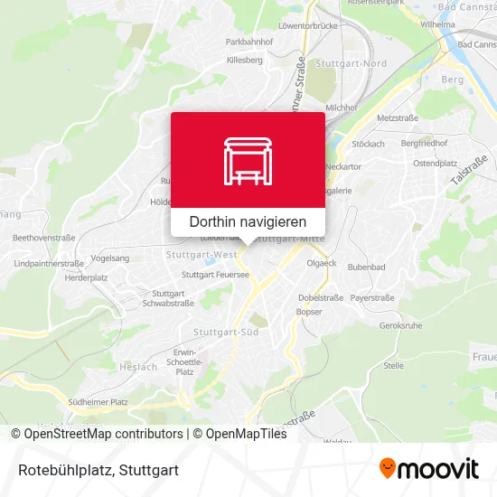 Rotebühlplatz Karte