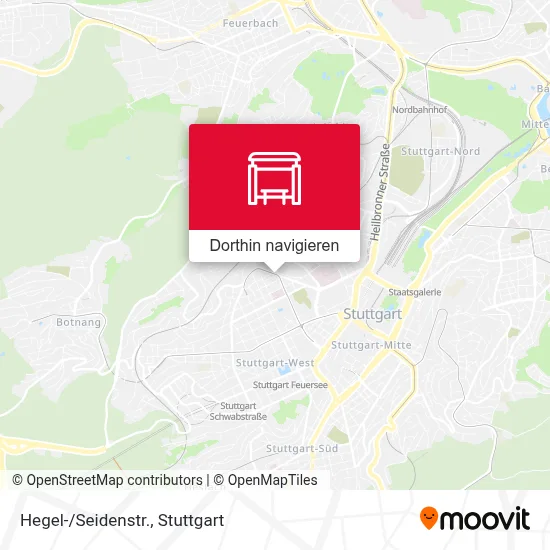 Hegel-/Seidenstr. Karte