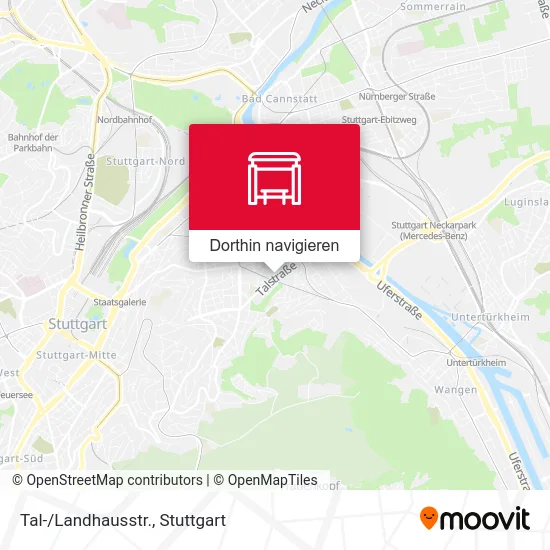 Tal-/Landhausstr. Karte