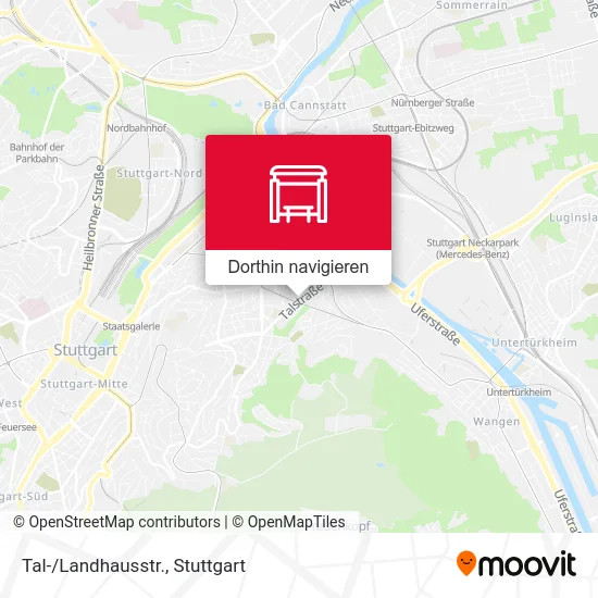 Tal-/Landhausstr. Karte