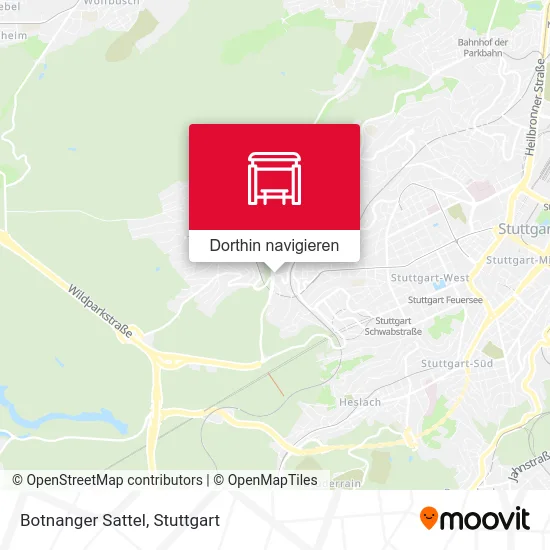 Botnanger Sattel Karte