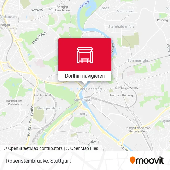 Rosensteinbrücke Karte