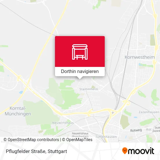 Pflugfelder Straße Karte