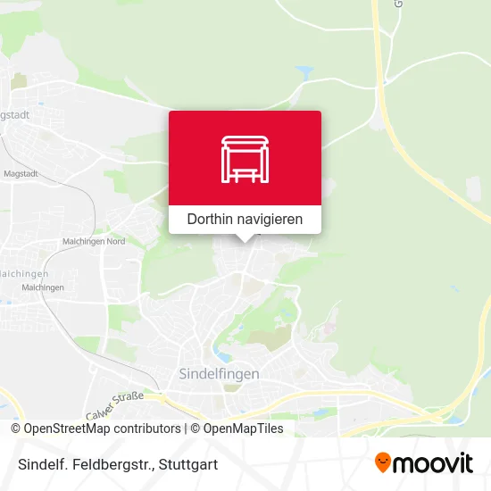 Sindelf. Feldbergstr. Karte