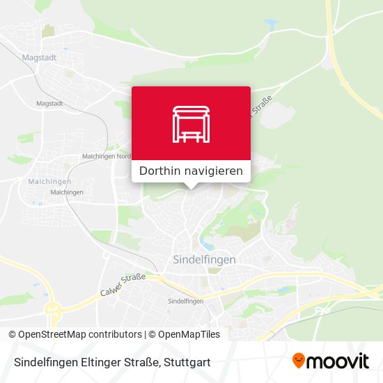 Sindelfingen Eltinger Straße Karte