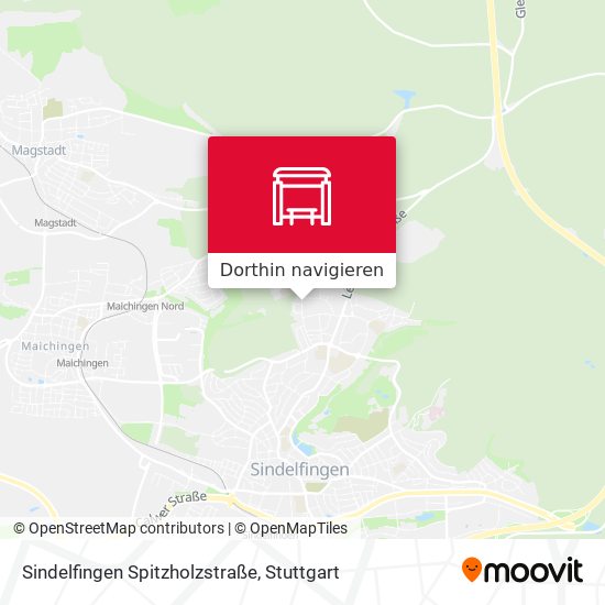 Sindelfingen Spitzholzstraße Karte