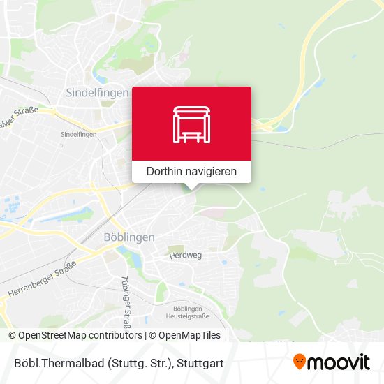 Böbl.Thermalbad (Stuttg. Str.) Karte