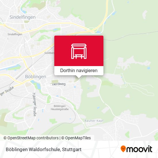 Böblingen Waldorfschule Karte