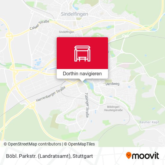Böbl. Parkstr. (Landratsamt) Karte