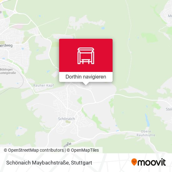 Schönaich Maybachstraße Karte