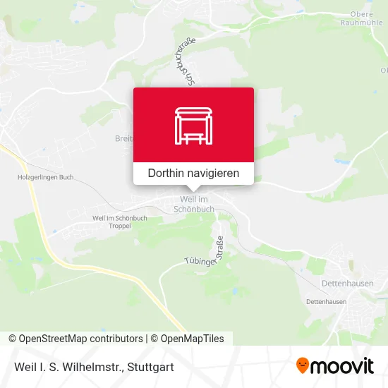 Weil I. S. Wilhelmstr. Karte