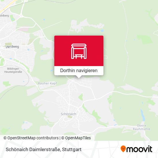 Schönaich Daimlerstraße Karte