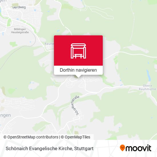 Schönaich Evangelische Kirche Karte