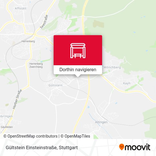 Gültstein Einsteinstraße Karte