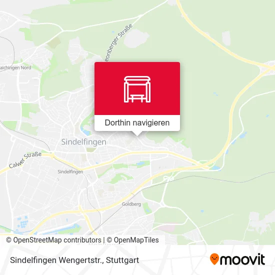 Sindelfingen Wengertstr. Karte