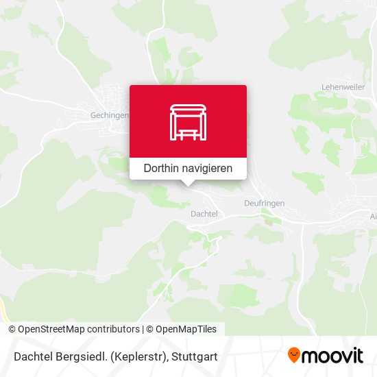Dachtel Bergsiedl. (Keplerstr) Karte
