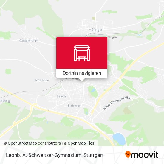 Leonb. A.-Schweitzer-Gymnasium Karte