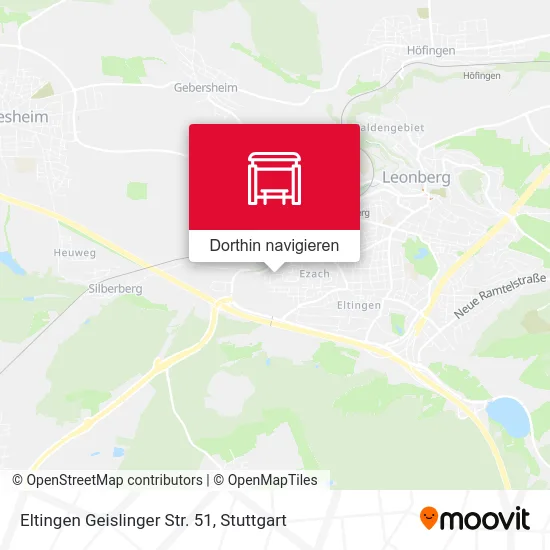 Eltingen Geislinger Str. 51 Karte