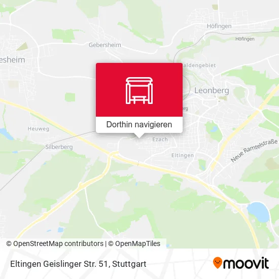 Eltingen Geislinger Str. 51 Karte