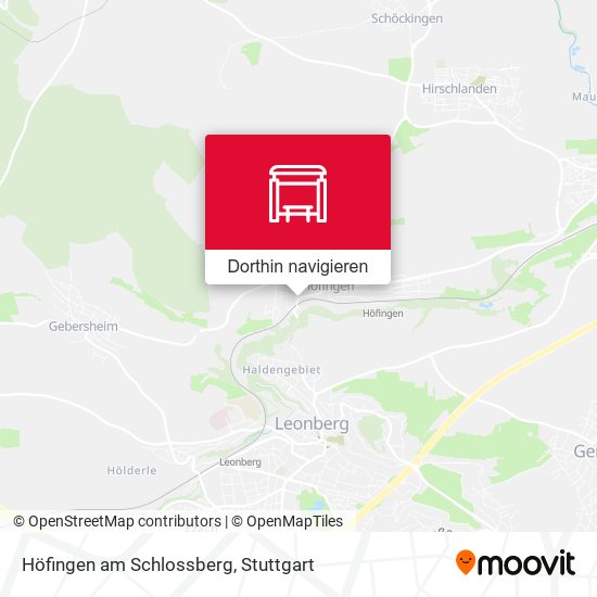 Höfingen am Schlossberg Karte