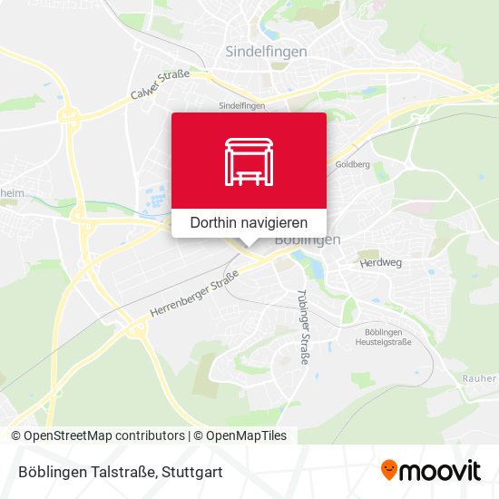 Böblingen Talstraße Karte