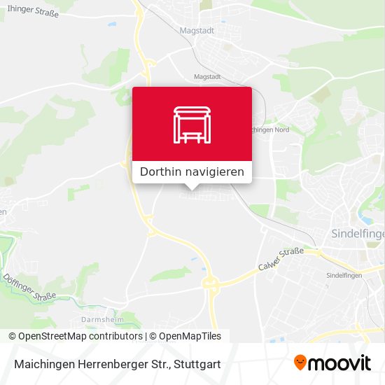 Maichingen Herrenberger Str. Karte
