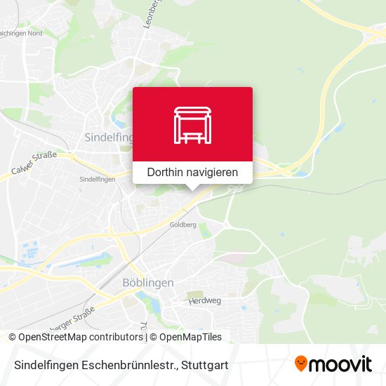 Sindelfingen Eschenbrünnlestr. Karte