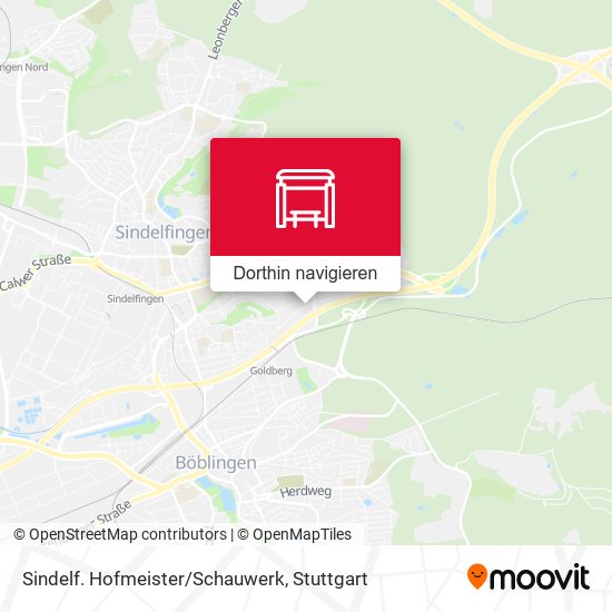 Sindelf. Hofmeister/Schauwerk Karte