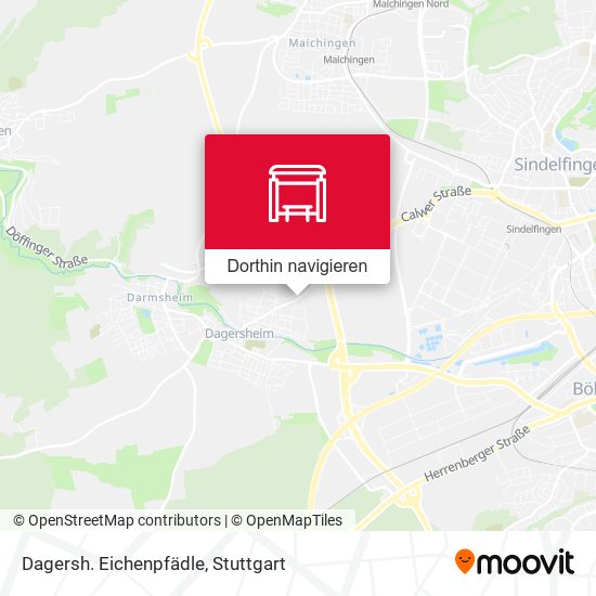 Dagersh. Eichenpfädle Karte