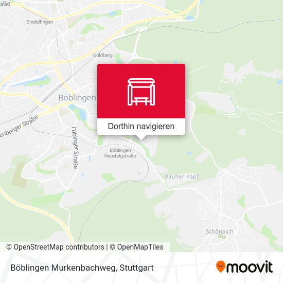 Böblingen Murkenbachweg Karte