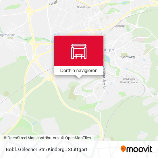 Böbl. Geleener Str./Kinderg. Karte