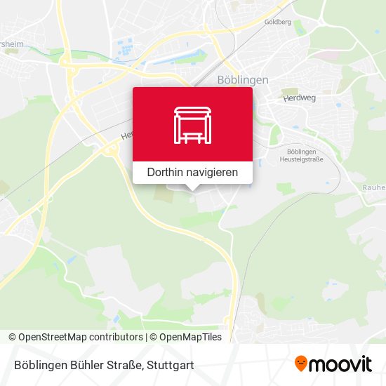 Böblingen Bühler Straße Karte