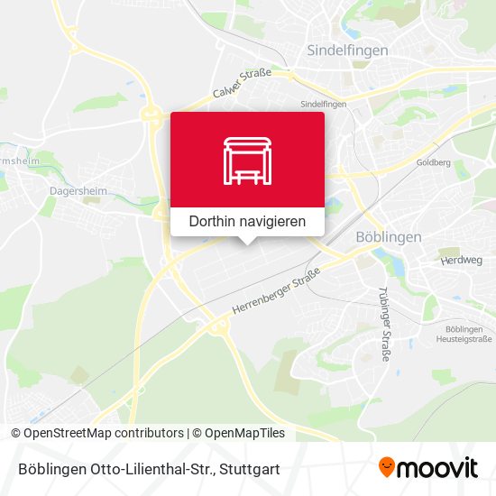Böblingen Otto-Lilienthal-Str. Karte