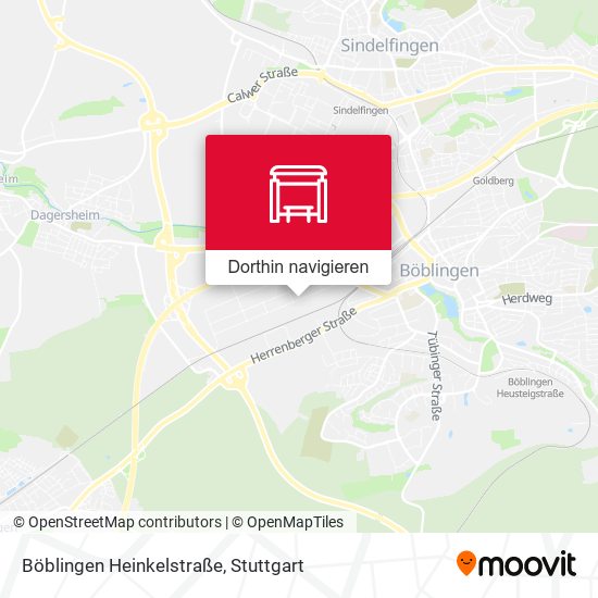 Böblingen Heinkelstraße Karte