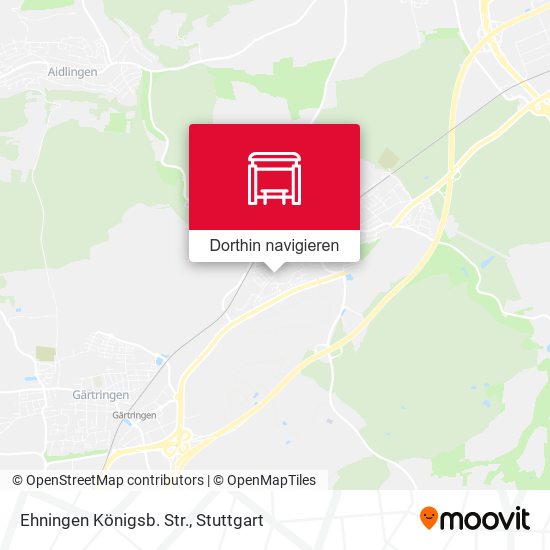 Ehningen Königsb. Str. Karte