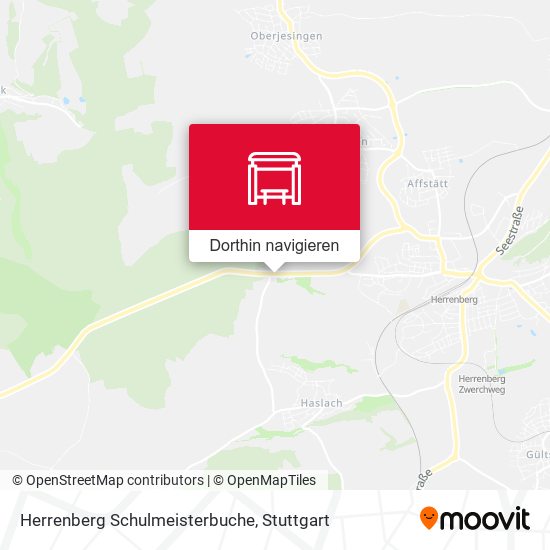 Herrenberg Schulmeisterbuche Karte